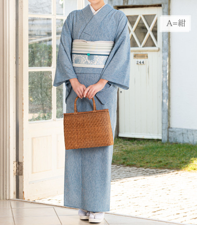 お仕立付き・単衣】都粋オリジナル 東レ シルック おめかし江戸