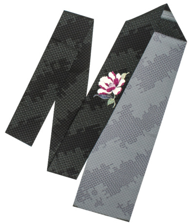 お仕立済み】正絹 染め名古屋帯（花かご） 0016-01002-C-Y 正絹名古屋