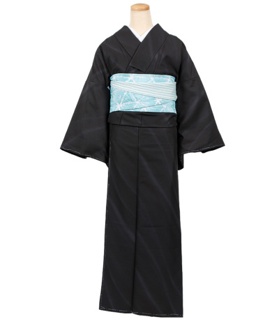 お仕立済み・袷】洗える小紋（ぼかし：ブラック） 2220-00052-A-Y 単品