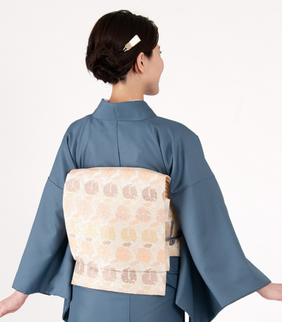 お仕立済み】桐生織 京袋帯（八重桜） 京袋帯 【きもの都粋】