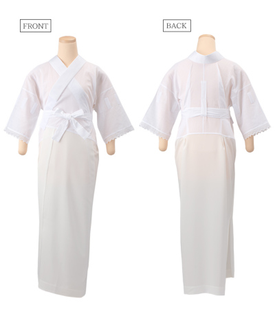 都粋オリジナル】ひみつの長襦袢DX（東レセオα・絽半衿）（LO） 一部式