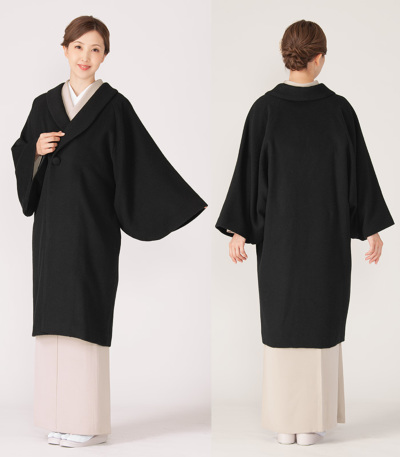 31％OFF】ウール混 ヘチマ衿コート 冬コート 【きもの都粋】