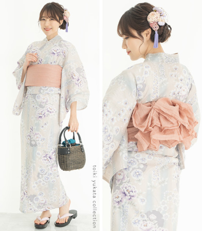 接触冷感＋抗菌防臭】MKオリジナル浴衣 単品 [全10柄] ゆかた