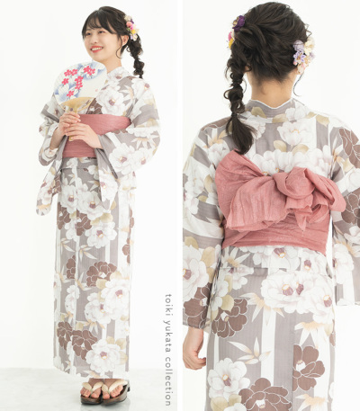 接触冷感＋抗菌防臭】MKオリジナル浴衣 単品 [全10柄] ゆかた