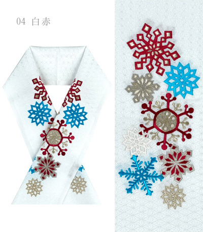 雪柳　重ね襟　半衿　新品 雪柳 重ね襟 半衿 新品 753ya_10024417
