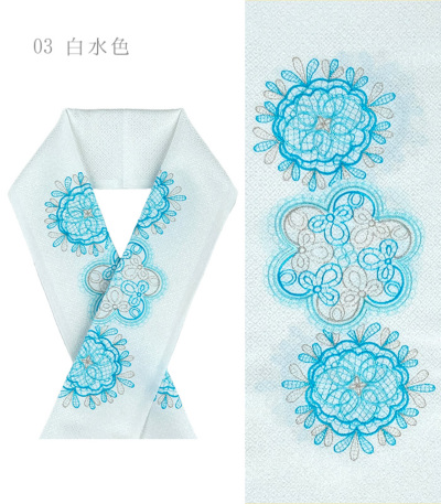 60%OFF】刺繍半衿(花) 半衿(通年) 【きもの都粋】 60%OFF】刺繍半衿(花) 半衿(通年) 【きもの都粋】