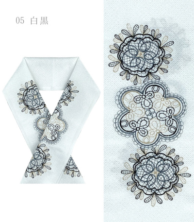 可憐な花舞いコーデ❤︎帯揚げ　帯締め　重ね衿　刺繍半衿　レース半衿　他9点セット 楽天市場】＼2点で3％OFFクーポン／洗える ちりめん 半衿 花柄