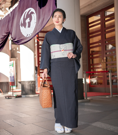 お仕立付き・単衣】都粋オリジナル東レセオαおめかし小紋(お召十 お仕立付き・単衣】都粋オリジナル東レセオαおめかし小紋(お召十