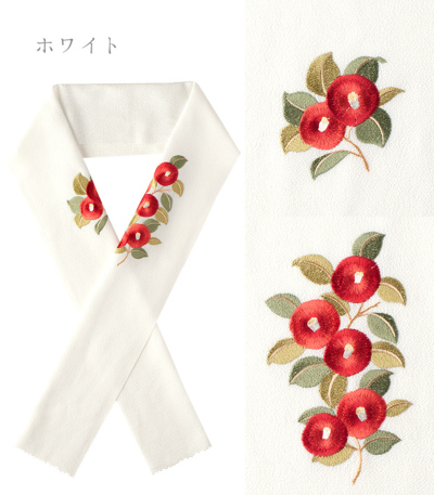 楽天市場】半襟 半衿 刺繍 振袖 成人式 赤 コーラル ピンク 橙