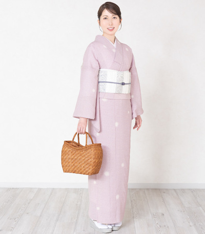 お仕立付き・単衣】都粋オリジナル東レセオαおめかし小紋（南天蛍