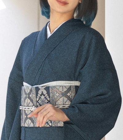 単衣　絞りの小紋 95409dd6e1931ba354d14e68d11afc