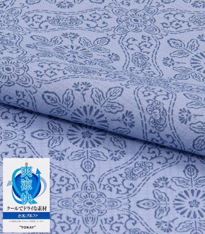 お仕立付き・単衣】都粋オリジナル東レセオαおめかし小紋（菊