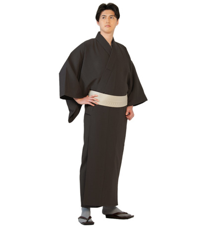 お仕立済み・単衣】都粋オリジナル 洗える無地紳士きもの さら衣［さら