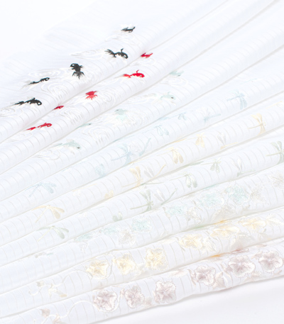 夏刺繍半衿 半衿（夏向け） 【きもの都粋】
