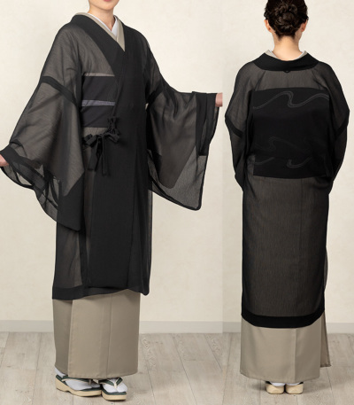 都粋オリジナル 洗える紗道中着 道中着コート 【きもの都粋】
