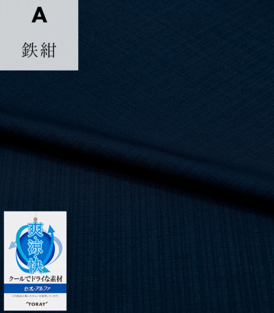 反物】都粋オリジナル セオα紳士色無地（鉄紺） 着物 【きもの都粋】