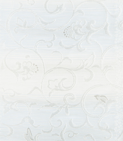 お仕立付き】西陣織夏袋帯（唐花：ブルーグレー） 袋帯 【きもの