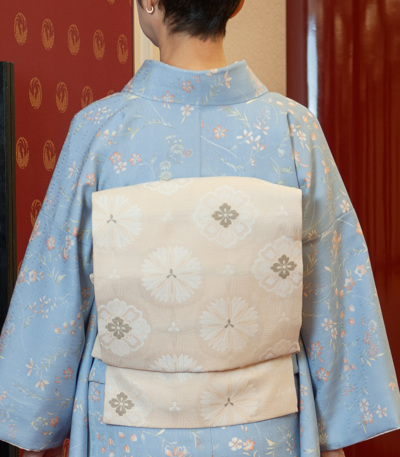 お仕立付き・袷】都粋オリジナル東レシルジェリーおめかし小紋（花