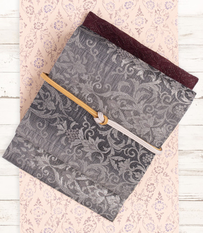 唐織！名古屋帯末仕立て品　保管品 お稽古ごとに万能。 半期決算SALE】 【川島織物】 特選西陣織唐織九寸名古屋帯 ≪御