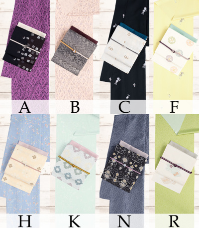 おめかし小紋・名古屋帯 手縫い仕立セット（袷） 洗える小紋