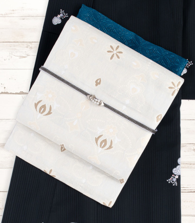 おめかし小紋・名古屋帯 手縫い仕立セット（袷） 洗える小紋