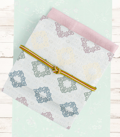 おめかし小紋・名古屋帯 ミシン仕立セット（袷） 洗える小紋 【きもの