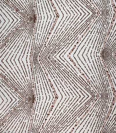 お仕立付き・袷】美術サロン 東レシルック小紋（石細美：香色