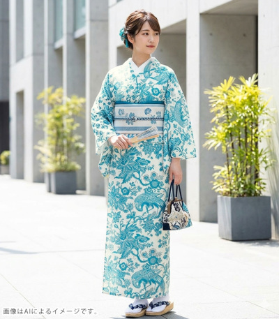 お仕立済み・単衣】SOULEIADO ソレイアード 東レセオα単衣小紋（エロン
