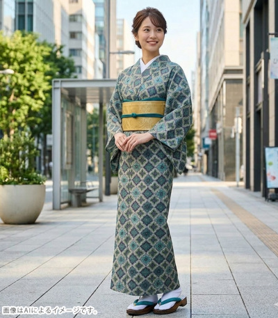 お仕立済み・単衣】SOULEIADO ソレイアード 東レセオα単衣小紋