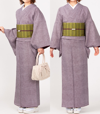 お仕立済み・袷】洗える着物（M・L） AK01 洗える小紋 【きもの
